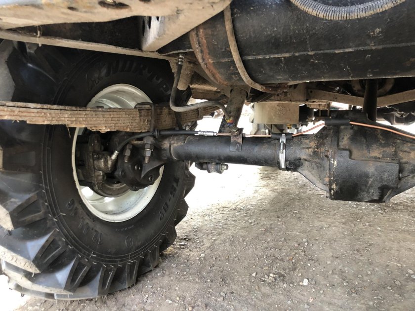 УАЗ 469 редукторные военные мосты