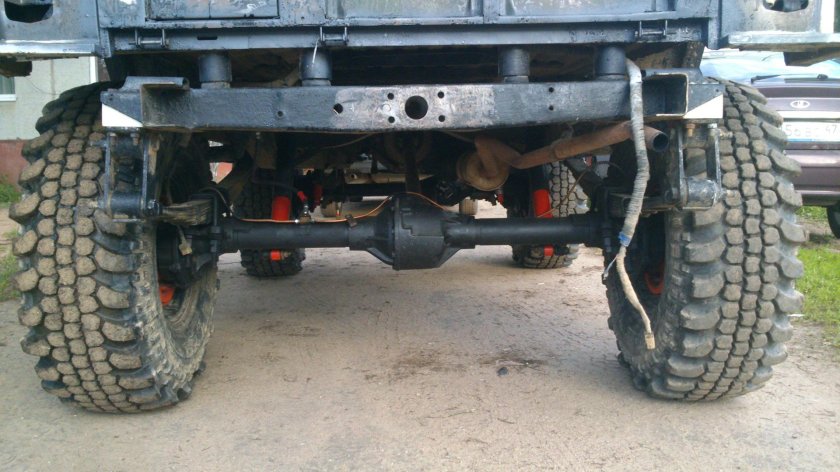 УАЗ 469 редукторные военные мосты