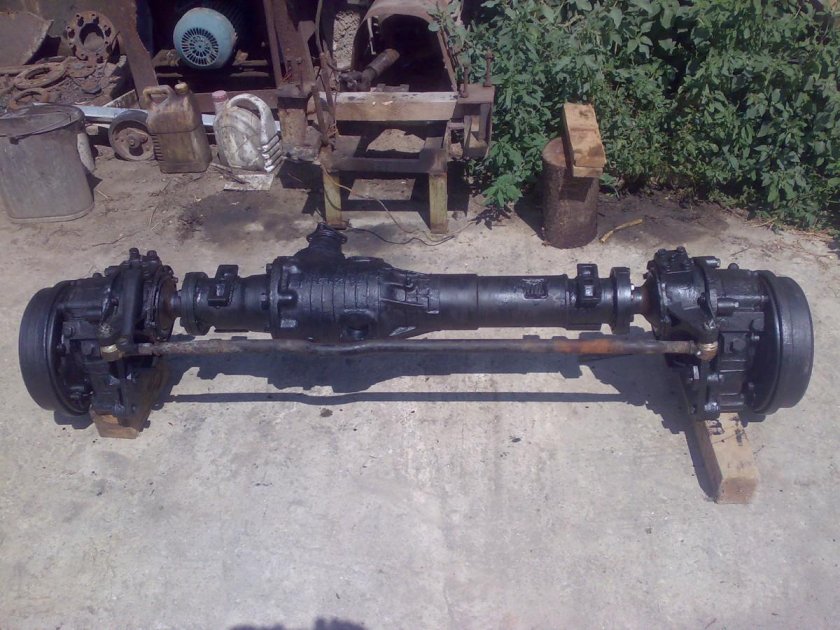 Передний мост МТЗ 82 на УАЗ