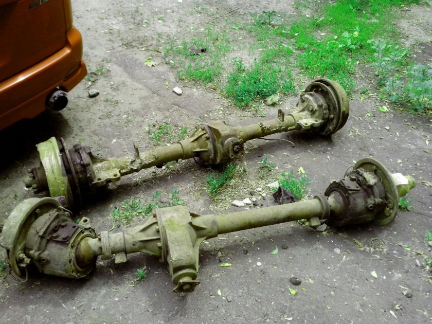 УАЗ 469 редукторные военные мосты