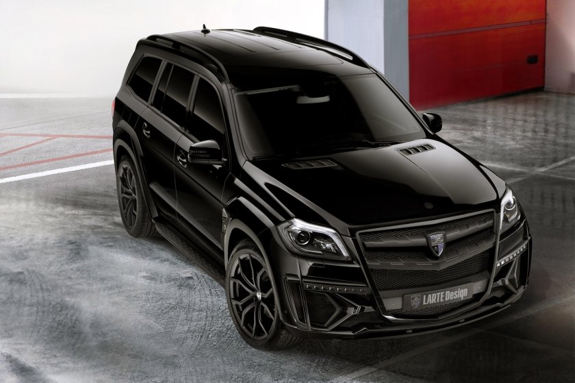 Mercedes Benz gl Black 2014