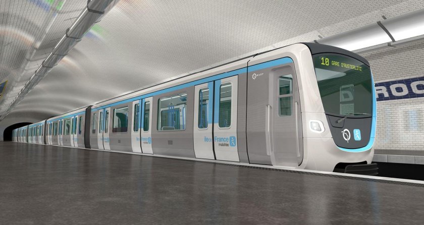 Alstom поезд метро