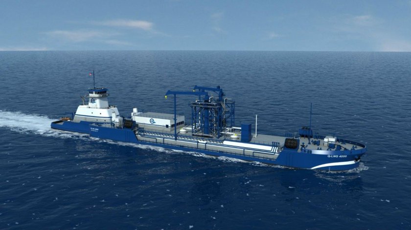 Баржа бункеровщик СПГ