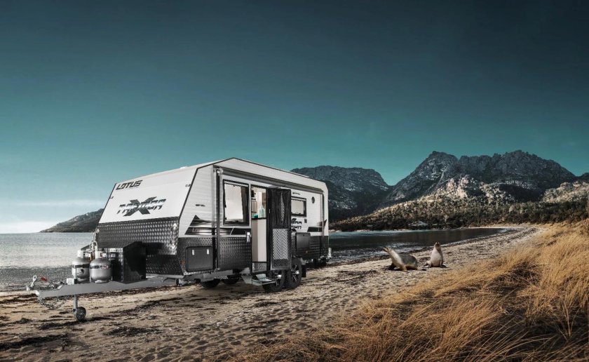 Дом на колесах в горах