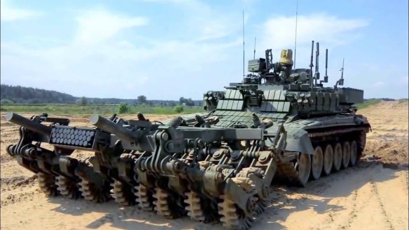 Бронированная машина разминирования бмр-3м