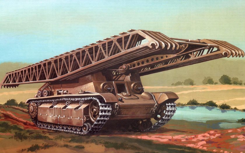 Мостовой танк ИТ-28