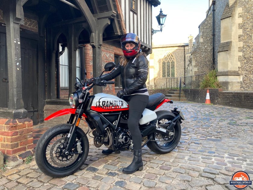 Scrambler motorcycle