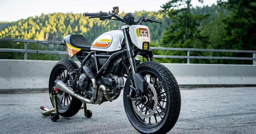 Дукати скремблер мотоцикл