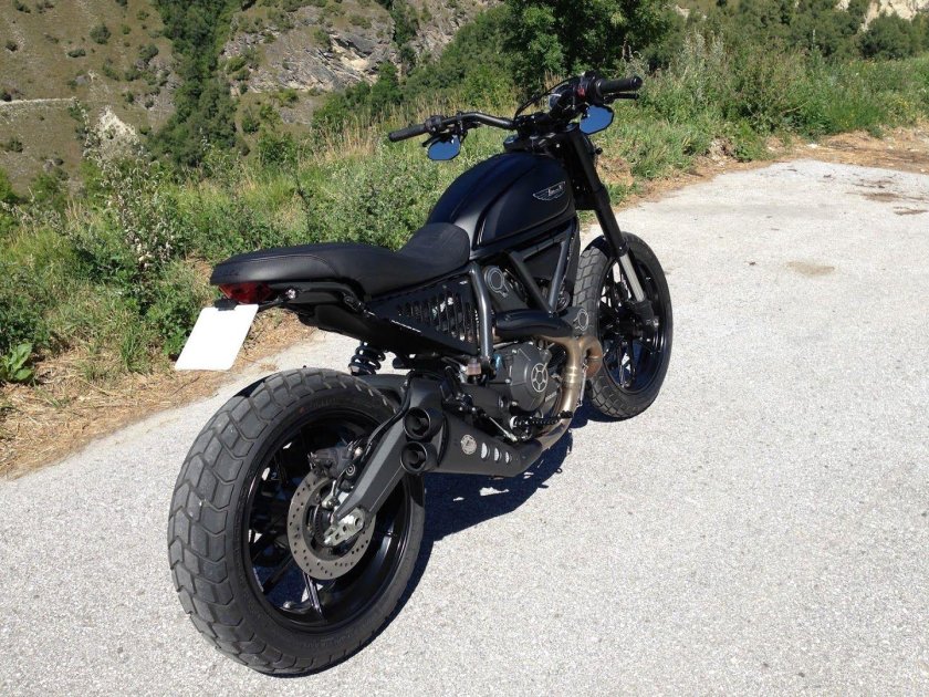 Ducati Scrambler черный