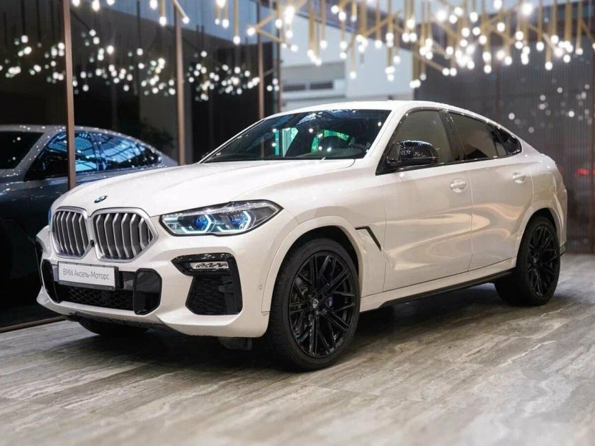 Белая бмв х 6