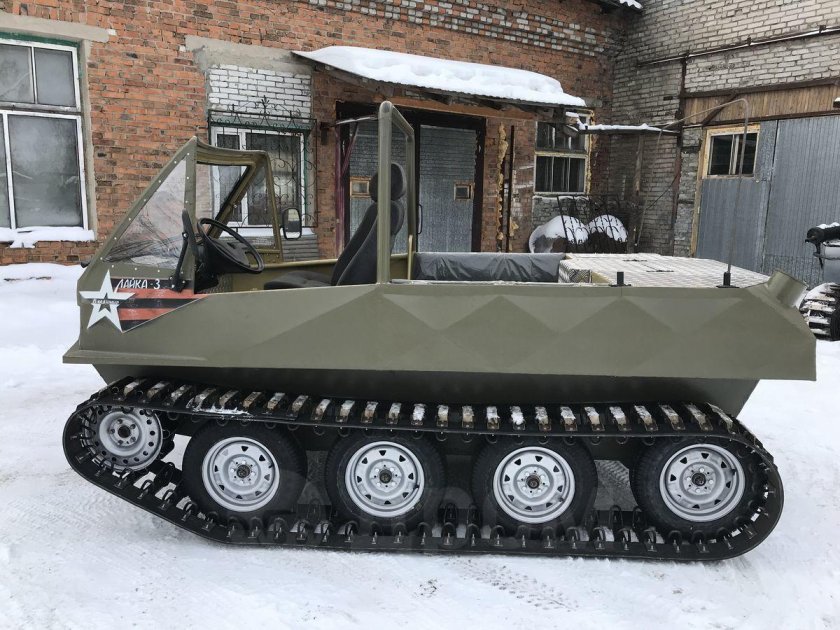 Гусеничный вездеход лайка