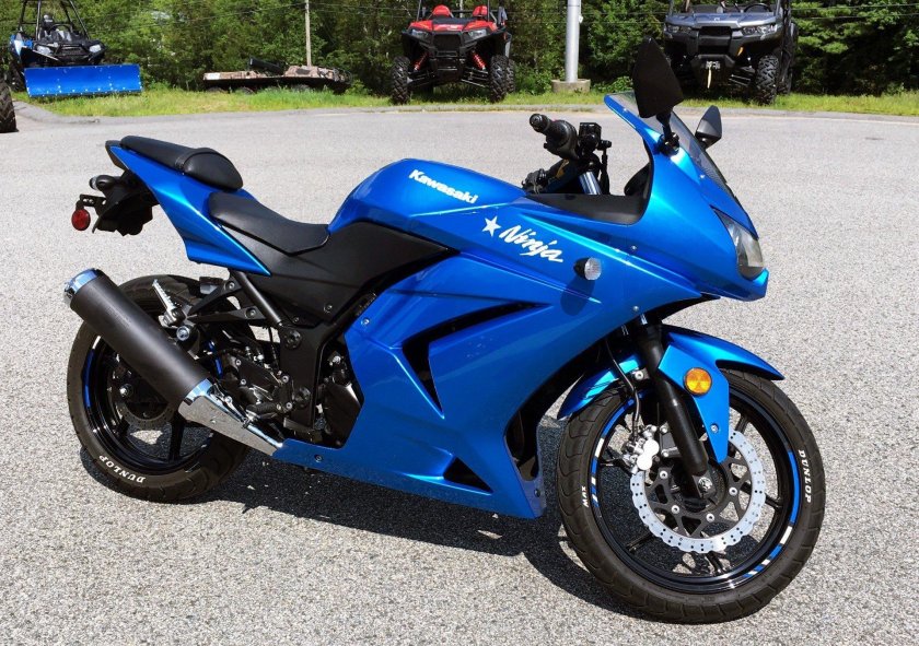 Kawasaki Ninja 250r синий