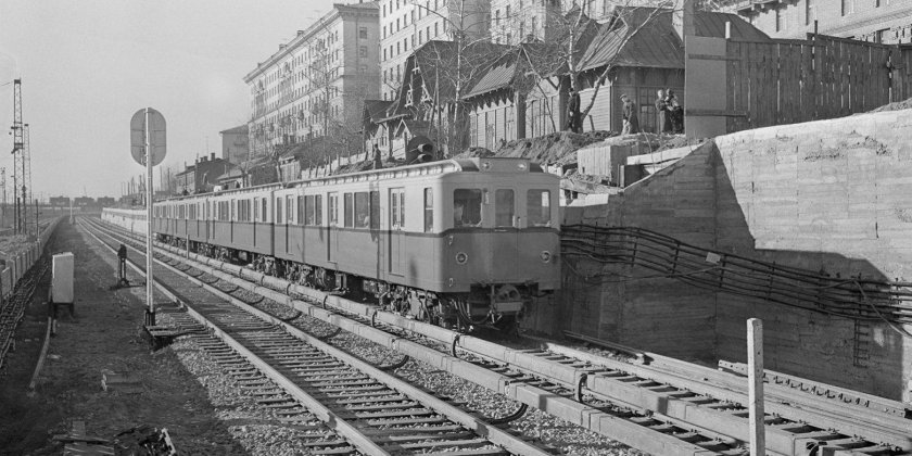 Станция Филевской линии 1958