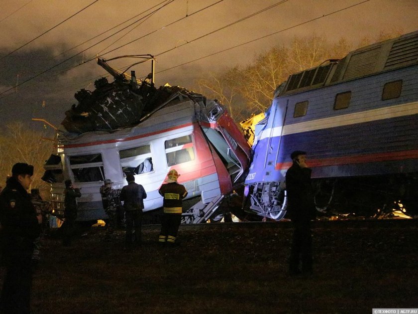 Фили Кунцево столкновение поездов
