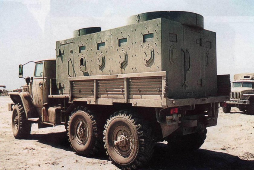 Урал 4320 бронекапсула