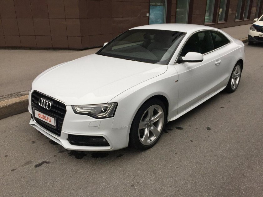Ауди а5 купе белая