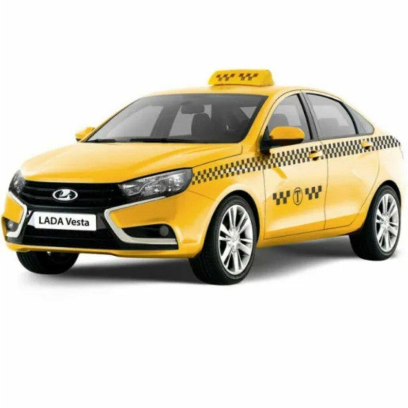 Машина "Lada Vesta" такси 1:36