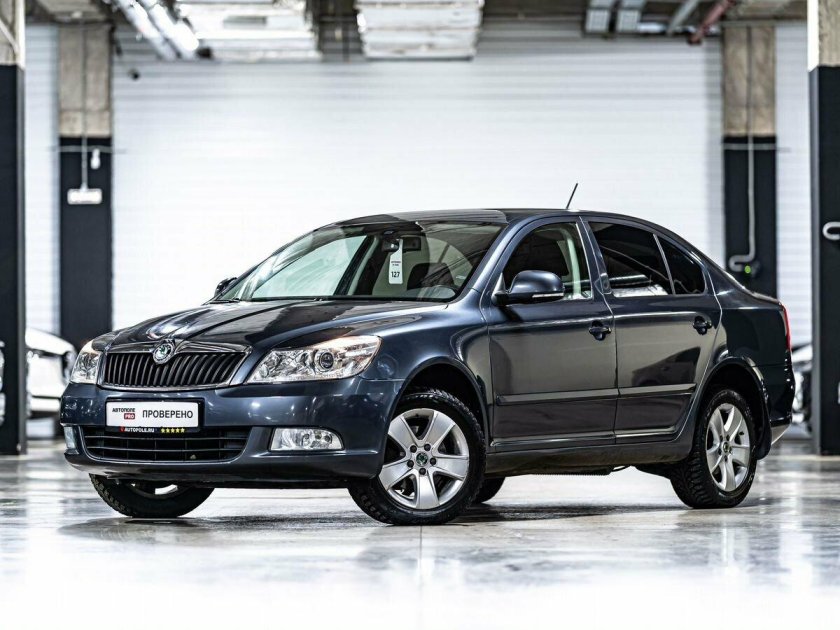 Серый хоккей эдишн Шкода Октавия 2020