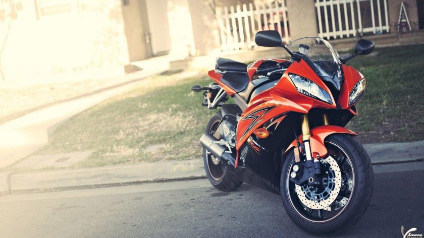 Yamaha r6 оранжевая