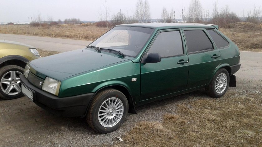 Лада 2109 зеленая