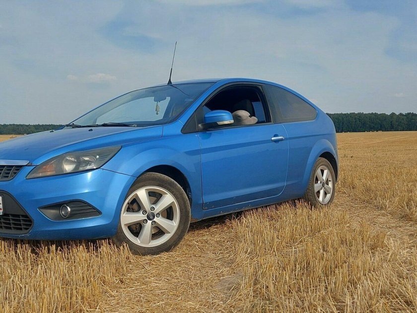 Форд фокус голубой 2008