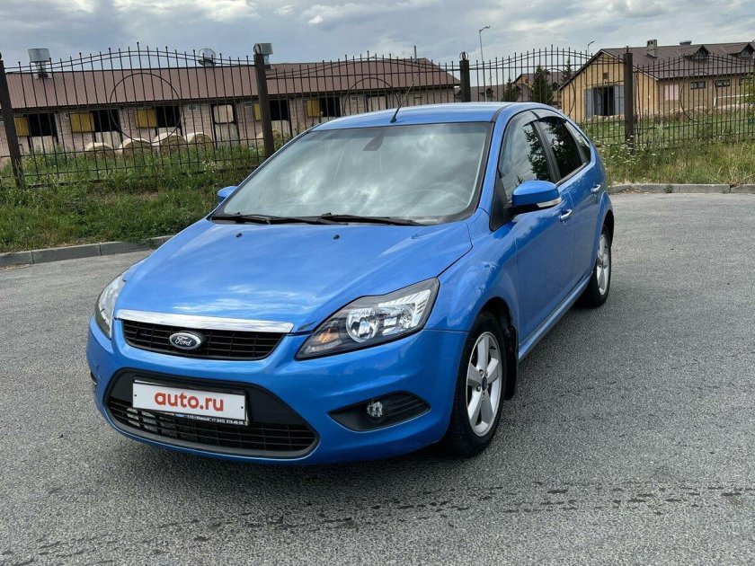 Форд фокус 2 Рестайлинг хэтчбек голубой