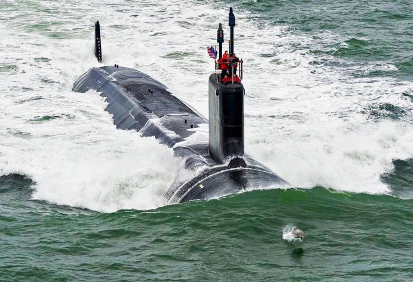 Атомная подводная лодка всплытие