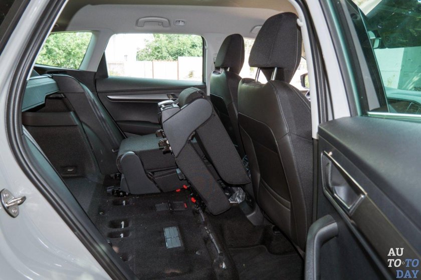 Шкода Карок салон сзади