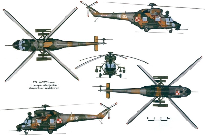 Вертолет PZL W-3 Sokół