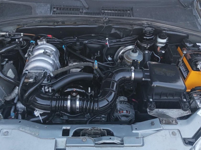 Моторный отсек нива шевроле