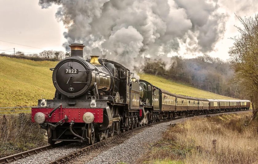 Старинный поезд