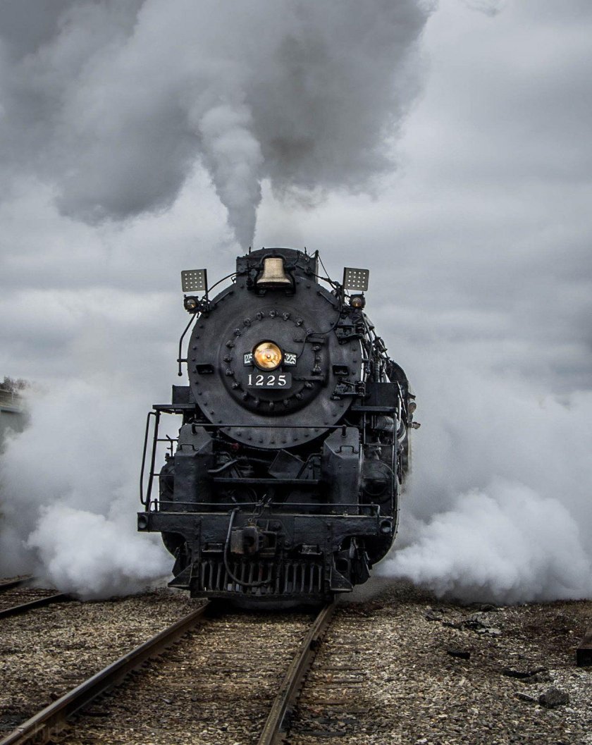 Старый Локомотив поезд