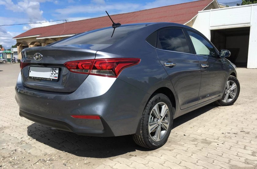 Hyundai Solaris 2021 серый