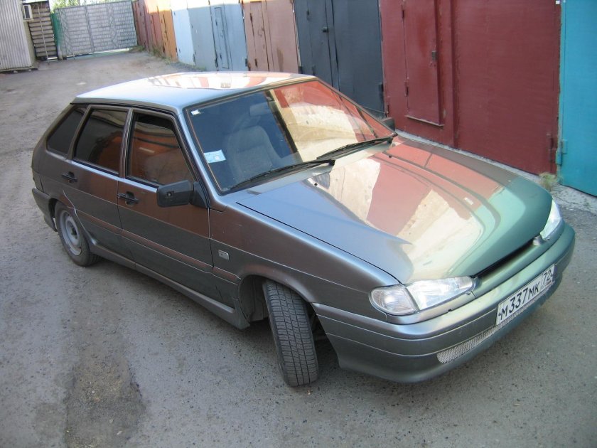 ВАЗ 2114 цвет мокрый асфальт