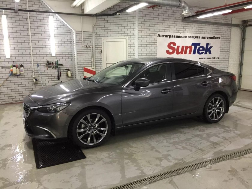 Мазда 6 цвет мокрый асфальт