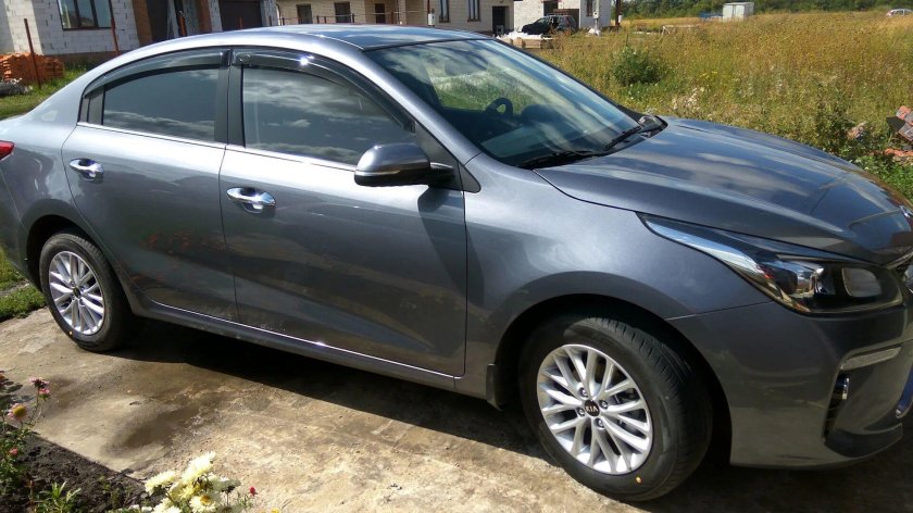 Киа Рио 4 стайл серый