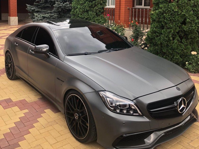Мерседес CLS 63 AMG матовый