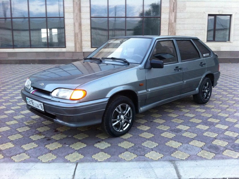 ВАЗ 2114 цвет мокрый асфальт