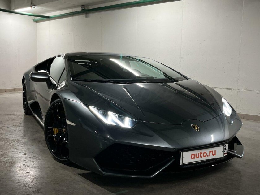 Серая ламборгини