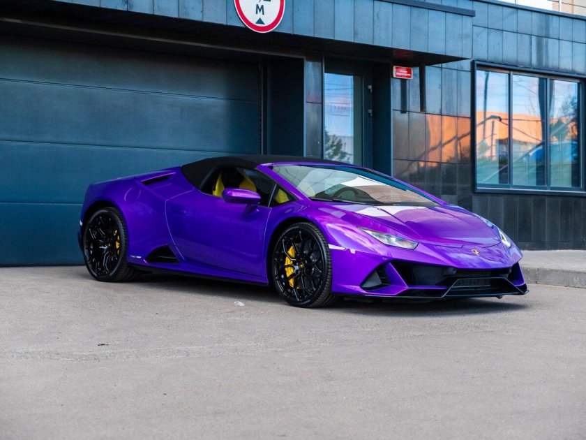 Ламборгини хуракан фиолетовая