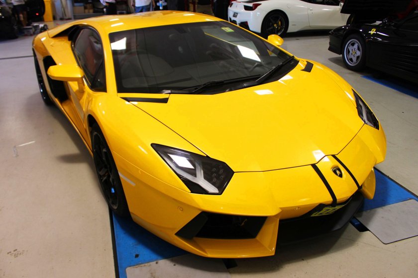 Lamborghini Gallardo желтый