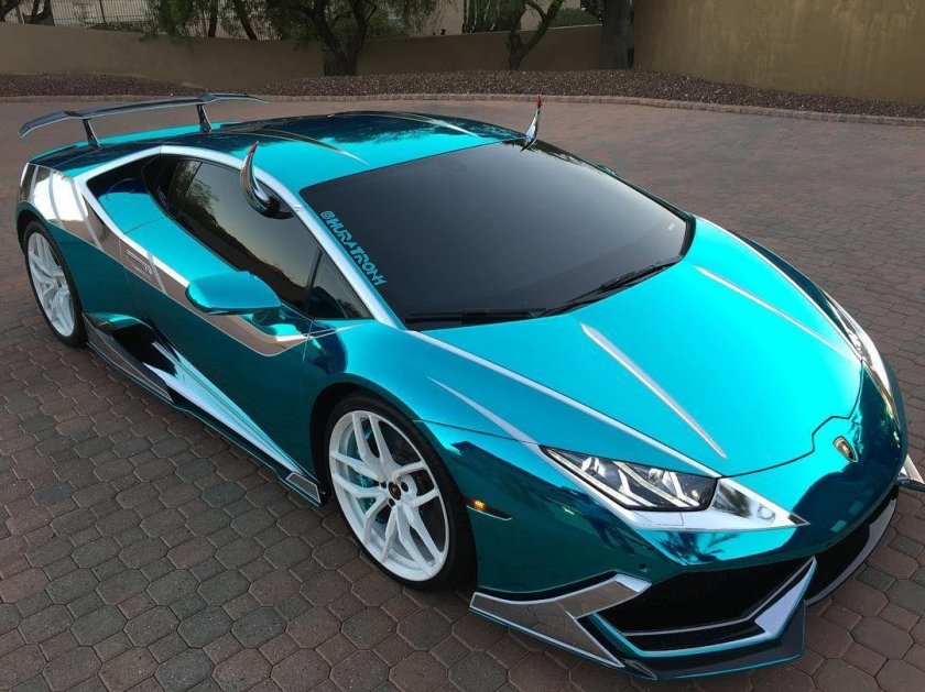 Ламборгини Хуракан бирюзовый