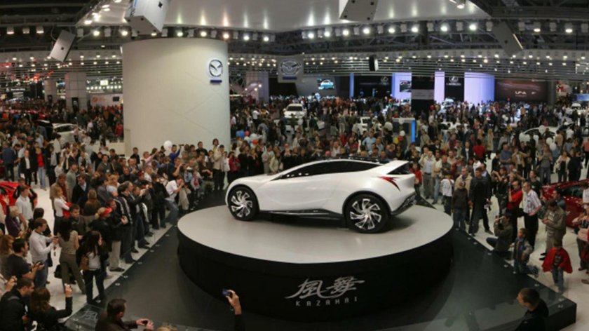 Автовыставка в Москве Крокус Экспо