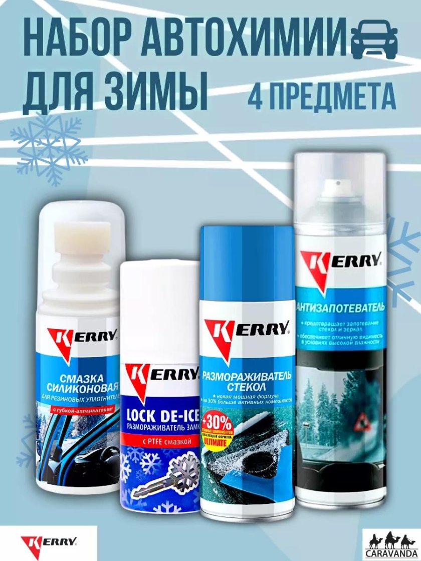 Зимний набор автохимии