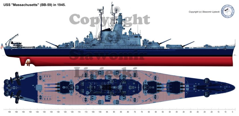 Линкор Саут Дакота 1942