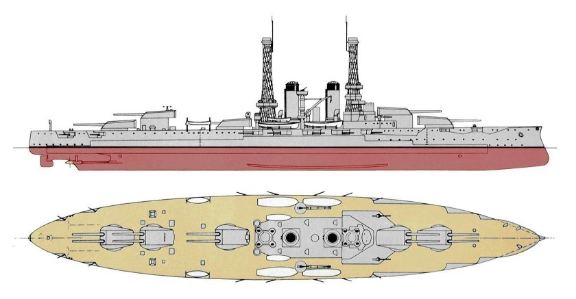 Линкор Техас USS bb35
