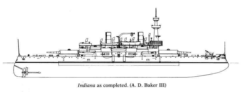 Броненосец Орегон чертежи