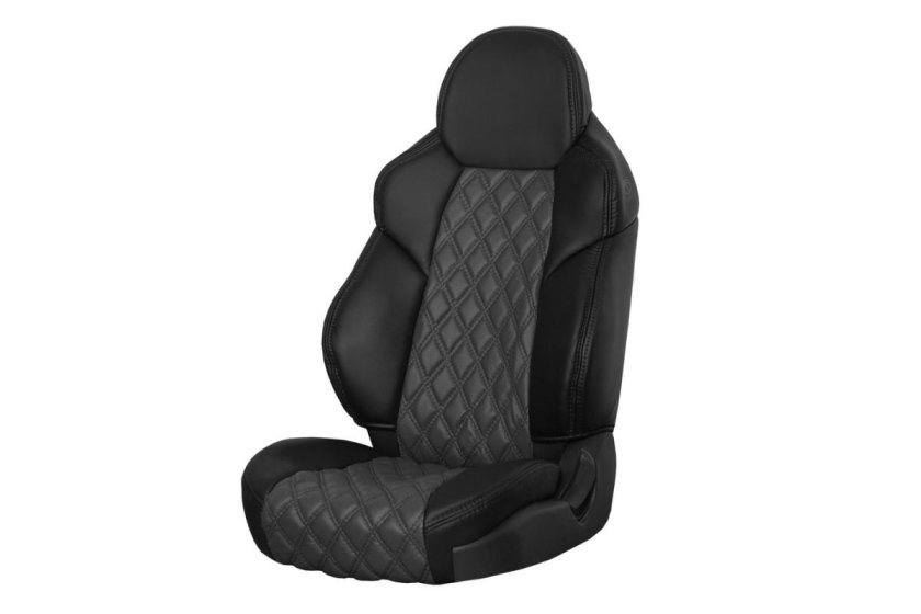 Авточехлы рекаро экокожа ромб