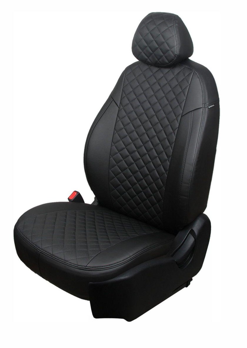 Алькантара ромб черный Автопилот