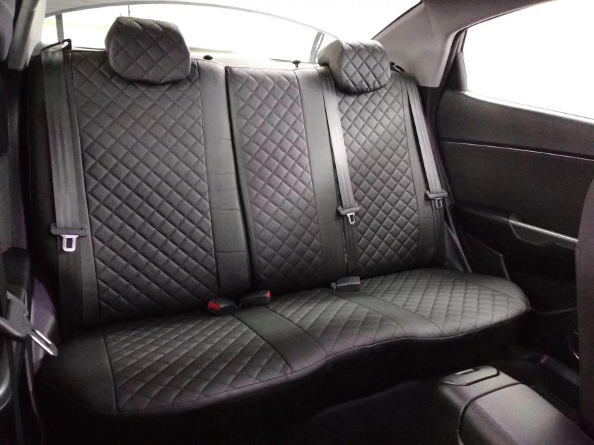 Чехлы Автопилот ромб экокожа